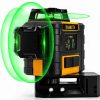 KAIWEETS KT360A Green Laser Level 3 X 360° Rotary Self Leveling with 1 Rechargeable Battery