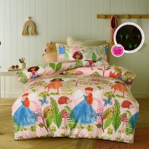 Happy Kids Fairy Tales Quilt Cover Set Single