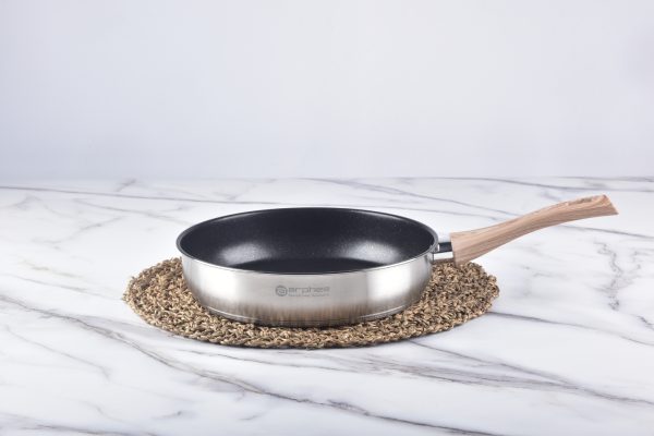 Kylin 304 Stainless Steel Mousse Frying Pan 24cm