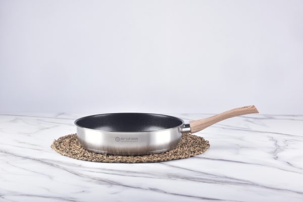 Kylin 304 Stainless Steel Mousse Frying Pan 24cm
