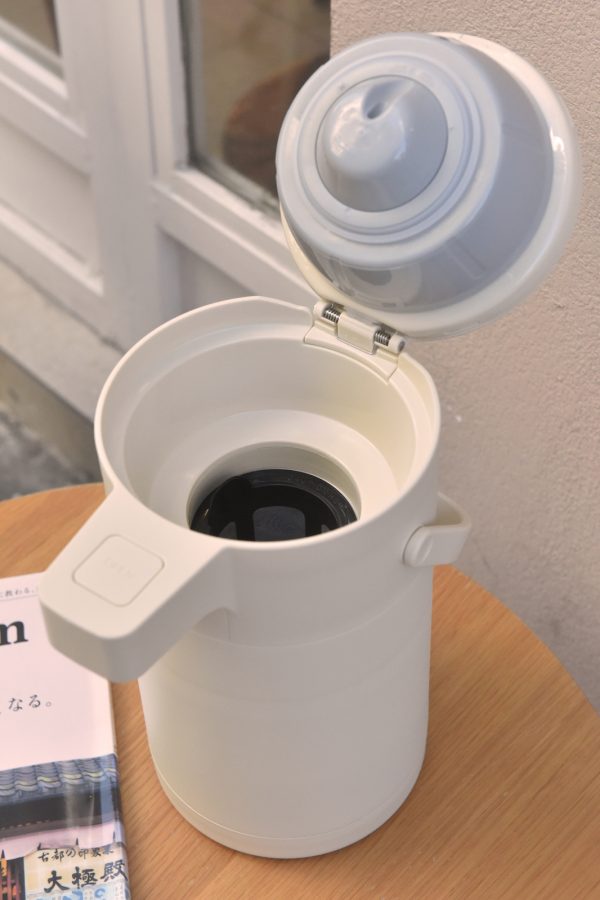 Kylin 304 Stainless Steel Air Press Pot Beverage Dispenser 2.5L – Cream