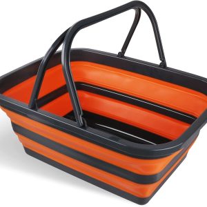 Adjustable Collapsible Sink 16L Large Portable Basket Wash Basin Outdoor Camping