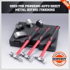 7Pc Car Body Repair Hammer & Dolly Kit Auto Panel Beating Dent Roller Auto Tools