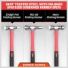 7Pc Car Body Repair Hammer & Dolly Kit Auto Panel Beating Dent Roller Auto Tools