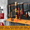 52Pc Wall Mounted Tool Storage Rack Wrench Spanner Holder Screwdriver Pliers New