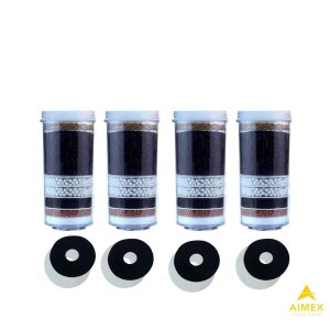 Aimex 8 Stage Water Fluoride Filter Cartridges x 4