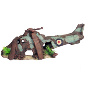 Ruined Helicopter M Ornament