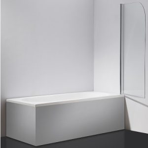 180° Pivot Door 6mm Safety Glass Bath Shower Screen By Della Francesca