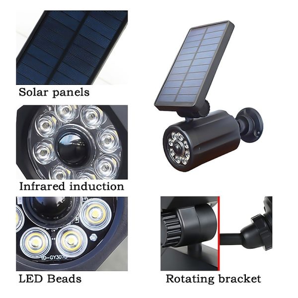 Solar LED Spotlight Motion Activated Security Light