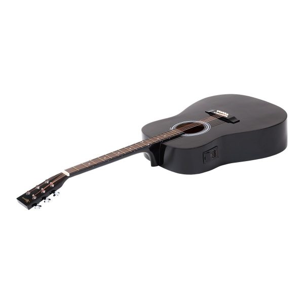 Karrera Electronic Acoustic Guitar 41in  – Black
