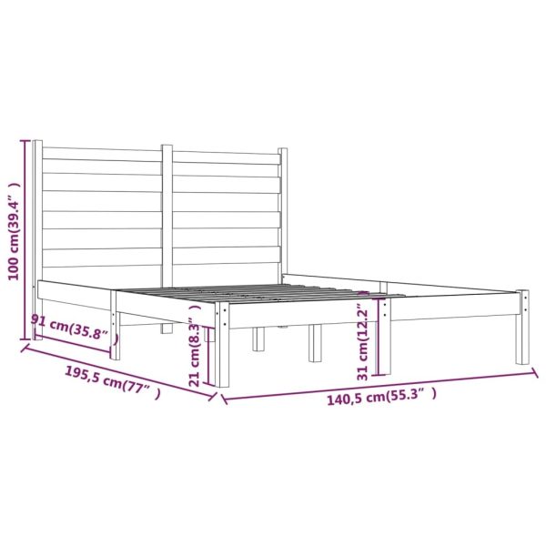 Comstock Bed Frame & Mattress Package – Double Size