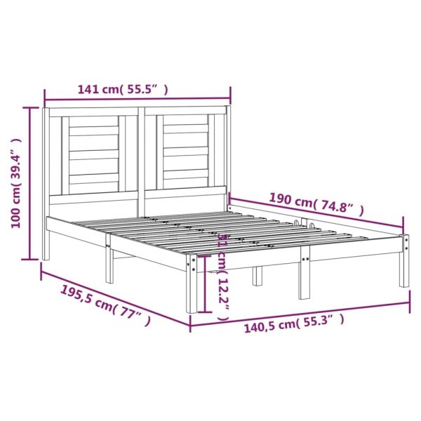 Tonawanda Bed Frame & Mattress Package – Double Size