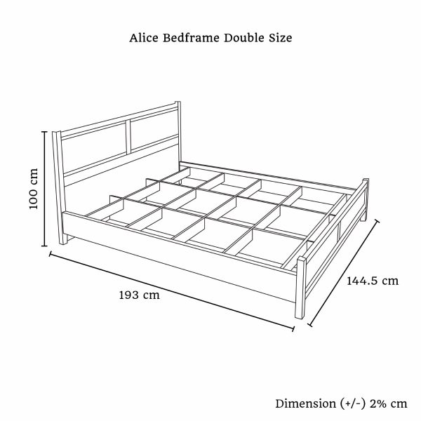 Stoneham Bed Frame & Mattress Package – Double Size