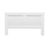 Bed Frame King Size Bed Head with Shelves Headboard Bedhead Base White