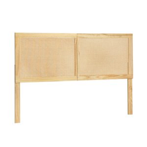 Bed Head Queen Size Rattan - RIBO Pine