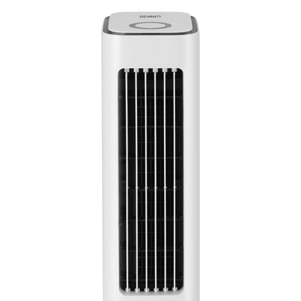 Devanti Tower Evaporative Air Cooler Conditioner Portable Cool Fan Humidifier 6L