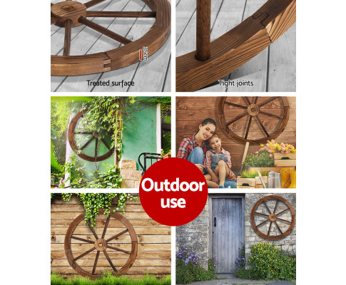 Wooden Wagon Wheel