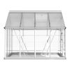 Greenhouse Aluminium Polycarbonate Green House Garden 248x189x200cm