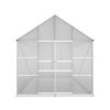 Greenhouse Aluminium Large Green House Garden Shed 6X2.4M