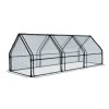 Greenhouse 270x92cm Flower Garden Shed PVC Cover Frame Green House