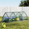 Greenhouse 270x92cm Flower Garden Shed PVC Cover Frame Green House