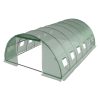 Greenhouse Walk in Green House Tunnel Plant Flower Garden Shed 6X4M