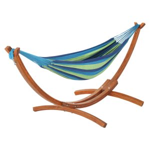 Hammock Bed Outdoor Camping Timber Hammock Wooden Stand