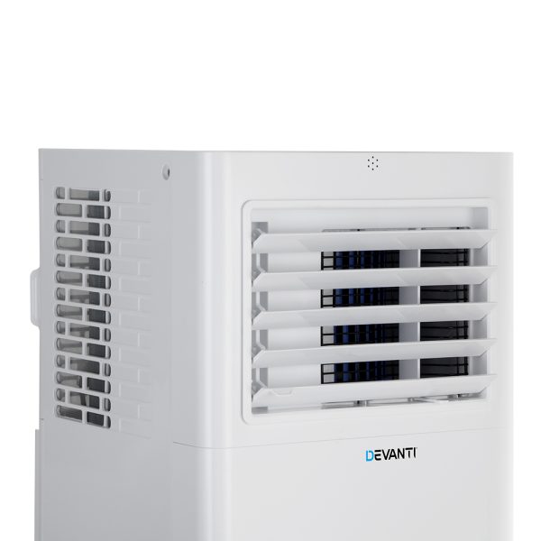 Devanti Portable Air Conditioner 7000BTU Cooling Mobile Fan Cooler Dehumidifier