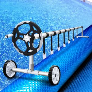 Swimming Pool Cover Roller Wheel Solar Blanket 500 Microns