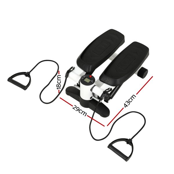 Mini Stepper with Resistance Rope Pedal Exercise Aerobic Trainer 150KG