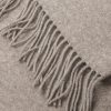 Chiswick Throw – Merino Wool/Cashmere – Stone