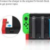 4 in1 Charger Station Stand for Nintendo Switch Joy-con with LED Indication