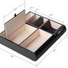 Valet Tray Leather Multi Catch Storage Box for Jewellery Accessories, Keys, Phone, Wallet, Coin, Jewellery (Black)