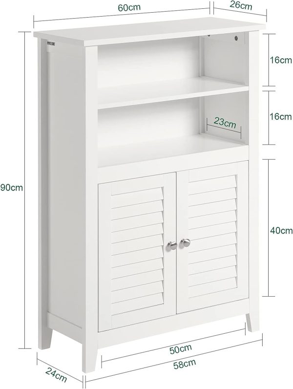 Bathroom Cabinet Shelf Storage Unit