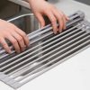Over The Sink Multipurpose Roll-Up Dish Drying Rack (52 x 33 cm)