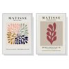 Wall Art 40cmx60cm Matisse 2 Sets White Frame Canvas