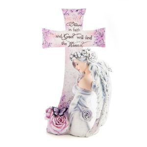 Weave In Faith Cross Ornament by Jessica Galbreth