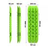 X-BULL 2PCS Recovery Tracks Snow Mud 4WD With Carry bag 4PC mounting bolts Green