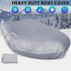 210D Inflatable Boat Cover UV Resistant Inflatable Dinghy Boat Cover Waterproof UV Sun Dust Protective Case Kayak Oxford Cloth Cover ( 270 cm )