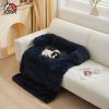 Pet Sofa Cover Soft with Bolster XL Size (Dark Blue) FI-PSC-123-SMT
