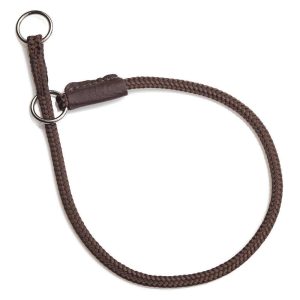 Products Fine Show Slip Collar 20in (51cm) – Made in the USA – Dark Brown