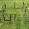 2 X 8 Panel 60 cm Heavy Duty Pet Dog Puppy Cat Rabbit Exercise Playpen Fence