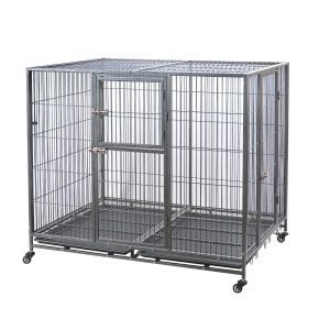 XXL Pet Dog Cat Cage Metal Crate Kennel Portable Puppy Cat Rabbit House