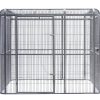 XXXXL Walk-in Bird Cat Dog Cage Pet Parrot Aviary  Perch Castor Wheel 219x158x203cm With Green Cover