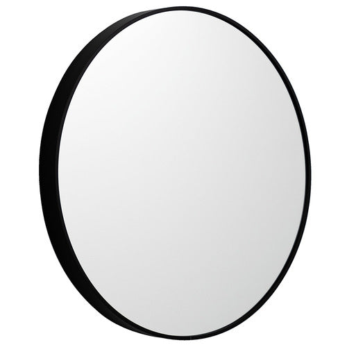Metal Round Mirror 100cm – Black