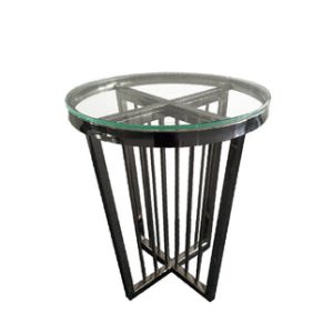 Salina Coffee Table - ClearTop - 45cm Black