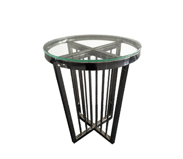 Salina Coffee Table – ClearTop – 45cm Black