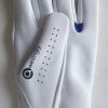 Power Touch Cabretta Leather Golf Glove for Men – White (S)