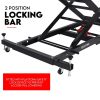 Motorcycle Lift 500kg Table Hydraulic Air Bike Jack Mechanic Stand Hoist Lifter