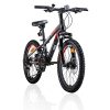 Junior 4.0 Bike 20 inch Shimano Gears 21-Speed Bicycle Black